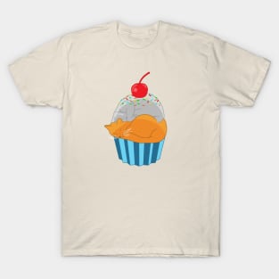 Cat Loaf Cupcake T-Shirt